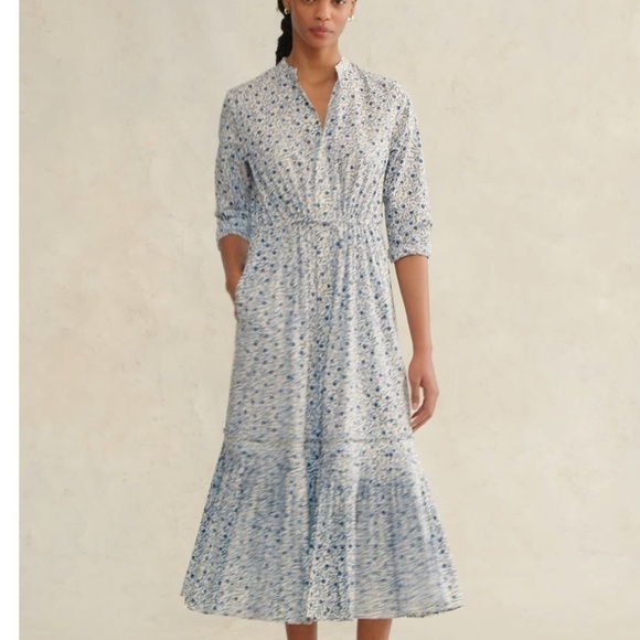 NWT Polo Ralph Lauren Floral Pleated-Hem Drawstring Dress NEW With Tag Size … - Picture 4 of 10